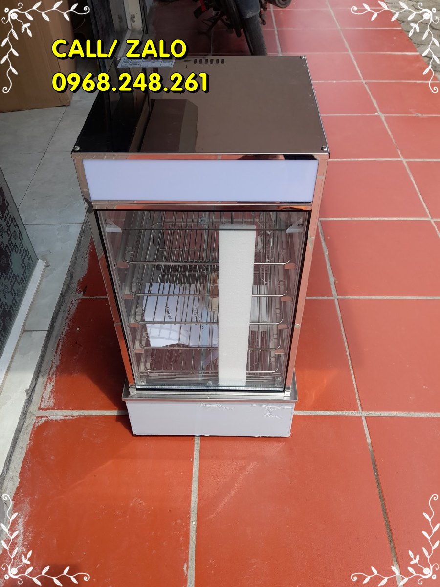 Tủ hấp bánh bao 5 tầng đa năng - Hấp Nóng - Trưng Bày - Bảo Quản