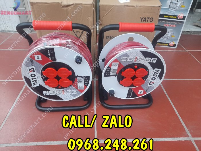 Cuộn dây điện rulo 30M Yato YT-8106 ,bảo vệ hoạt động quá tải