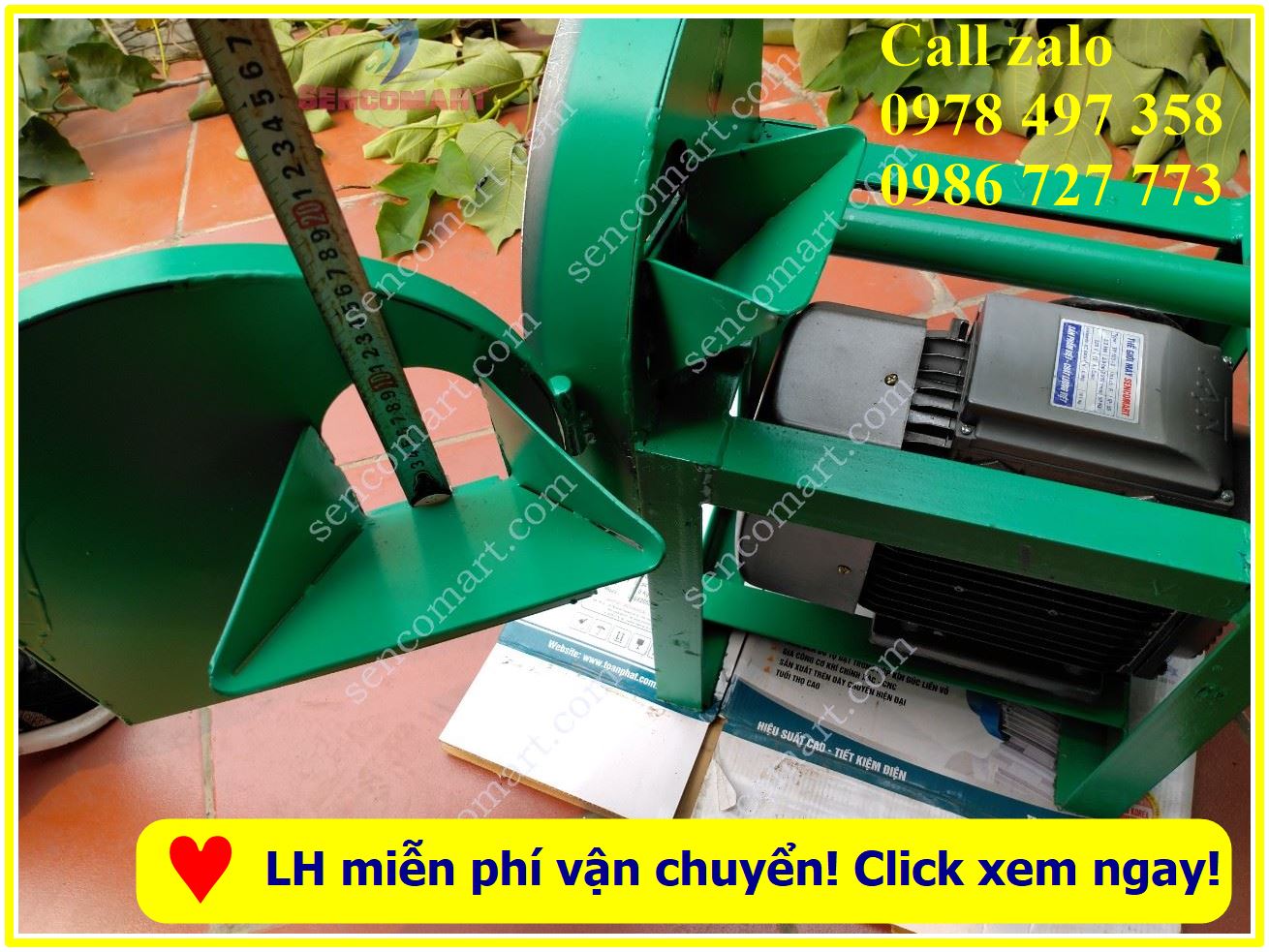 Máy thái thuốc nam, thái dược liệu công suất 3HP