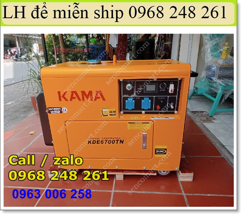 Máy phát điện Kama KDE 6700TN dòng chống ồn