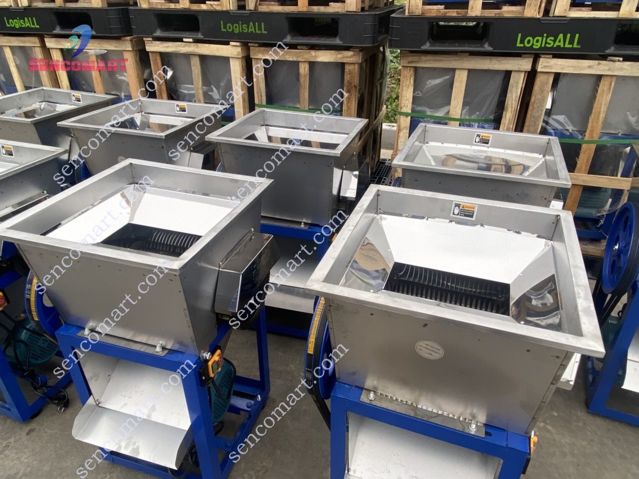 Máy Cắt Cá Vụn Làm Thức Ăn Cho Thú Động Cơ 3HP Dây Đồng 100%