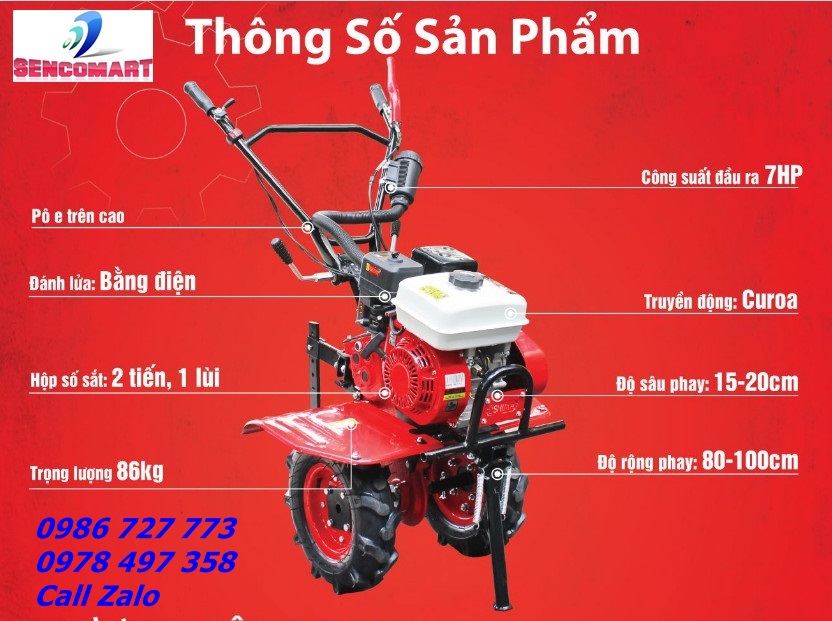 Cách khắc phục máy xới đất nổ vào số được, dây curoa chạy nhưng không chuyển lực xuống hộp số và bánh xe
