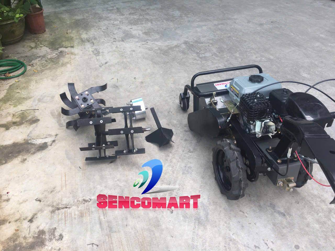 Máy cắt cỏ trục băm dùng được cho đất đồi, giá thành hợp lý