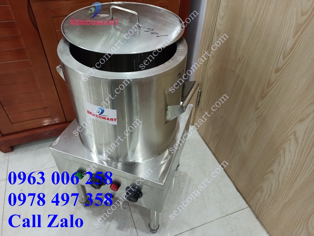 Nồi nhúng phở, nồi nấu nước dùng 30L inox 100%
