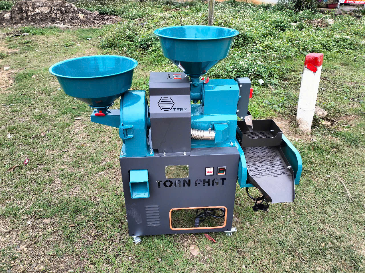 Máy Xát Gạo Nghiền Cám Liên Hoàn Toàn Phát TF57