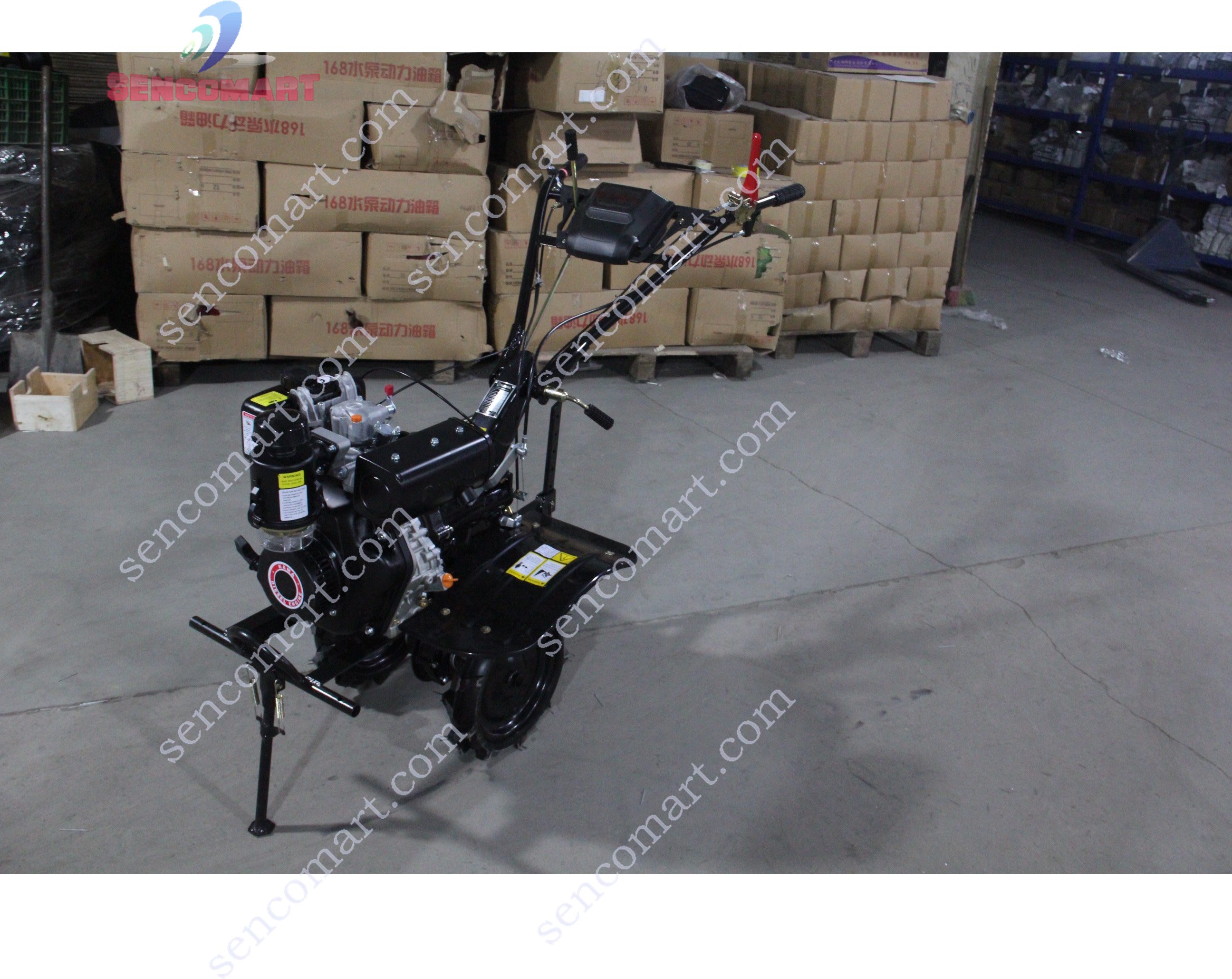 Máy Xới Đất Kama 173 Dầu Có Dập Lốc Máy