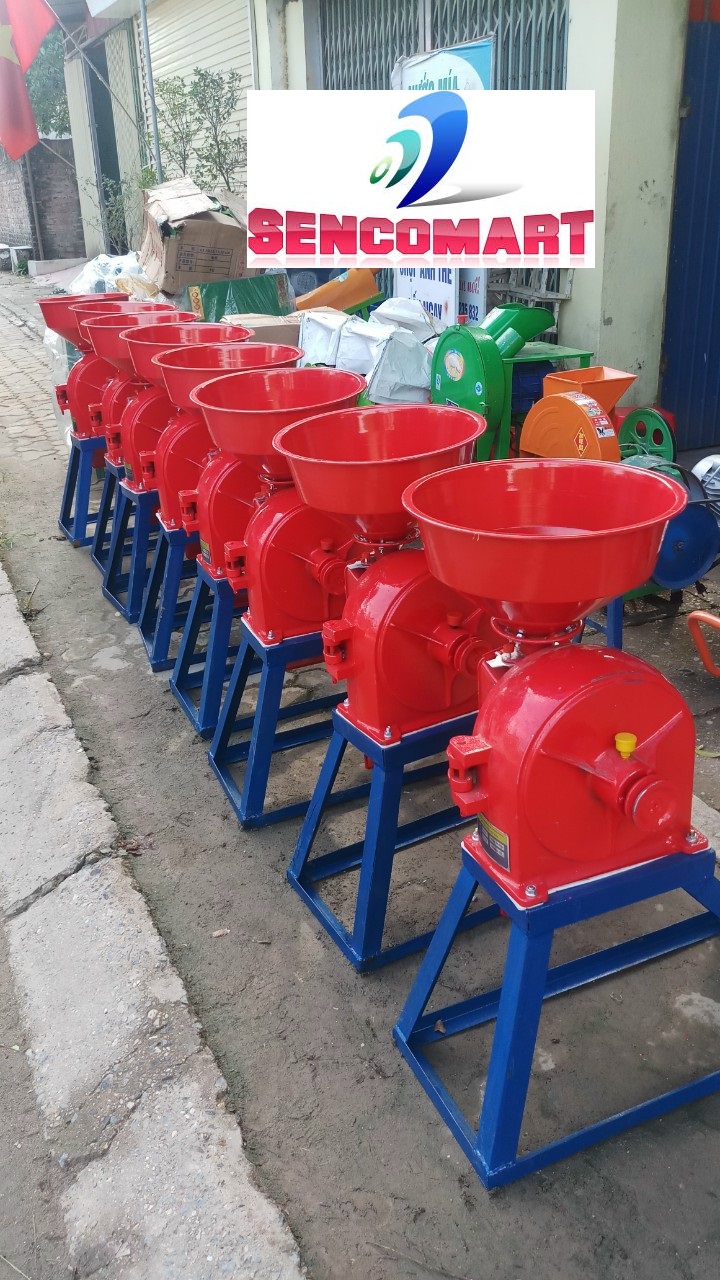 Máy Nghiền Bột Khô Gang Đỏ Toàn Phát