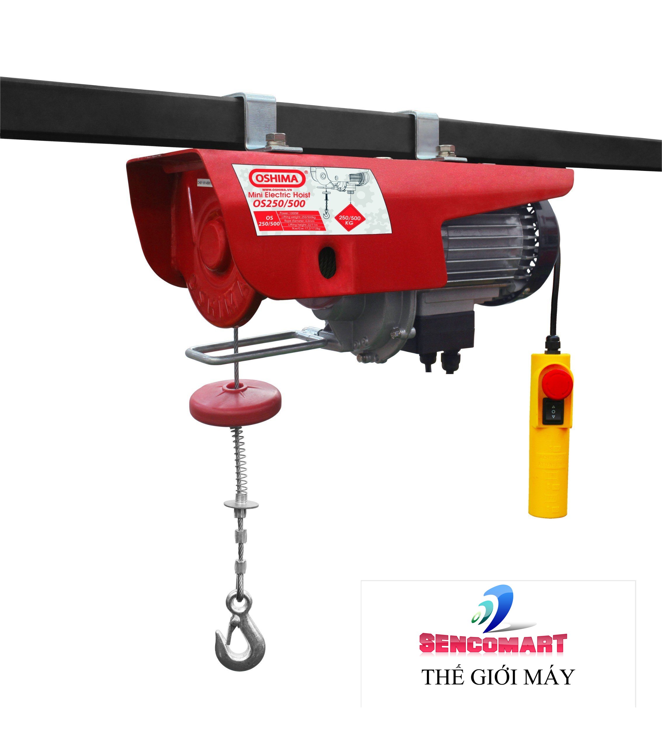 Tời điện Oshima model OS 250/500 (Palang)