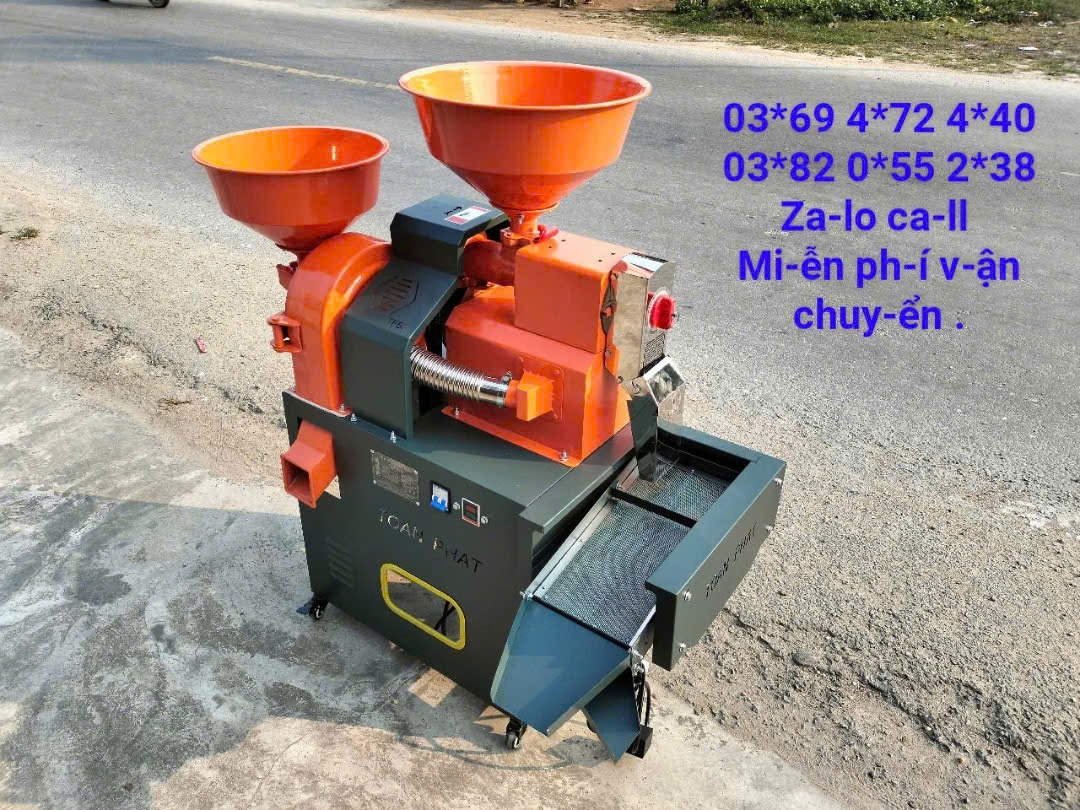 Máy Xát Gạo Nghiền Cám Liên Hoàn 3 Chức Năng Toàn Phát TF58