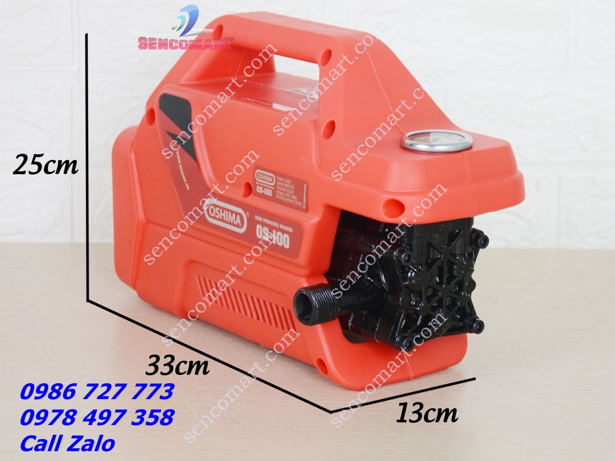 Máy xịt rửa Oshima OS-100- Máy rửa xe tự động hút Oshima os-100