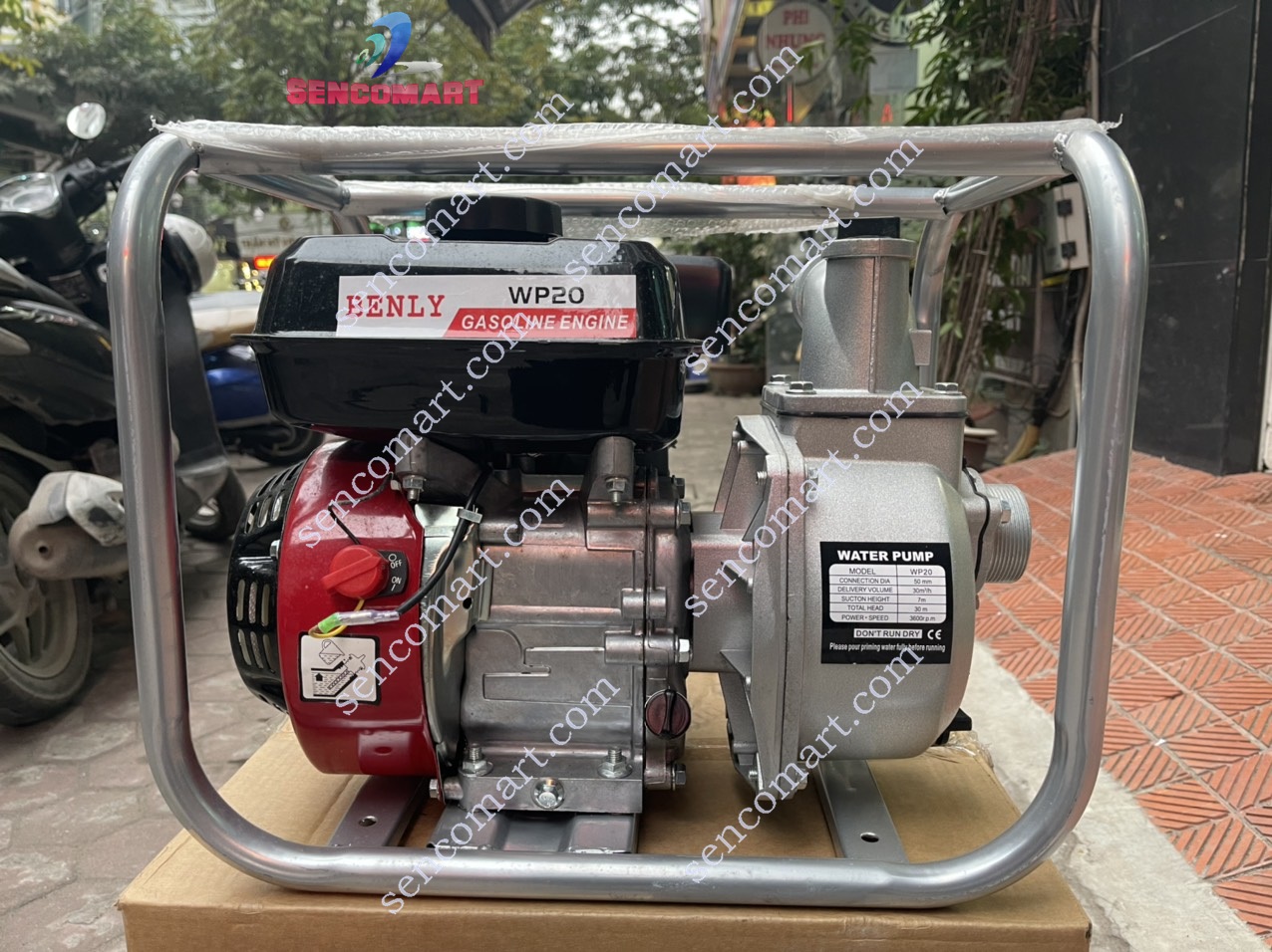 Máy Bơm Nước Chạy Xăng Benly WP20 Công Suất 5,5HP