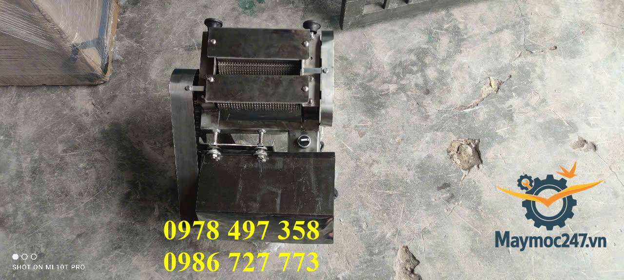 Máy làm mềm thịt lô hạt inox 304, chạy điện êm bền