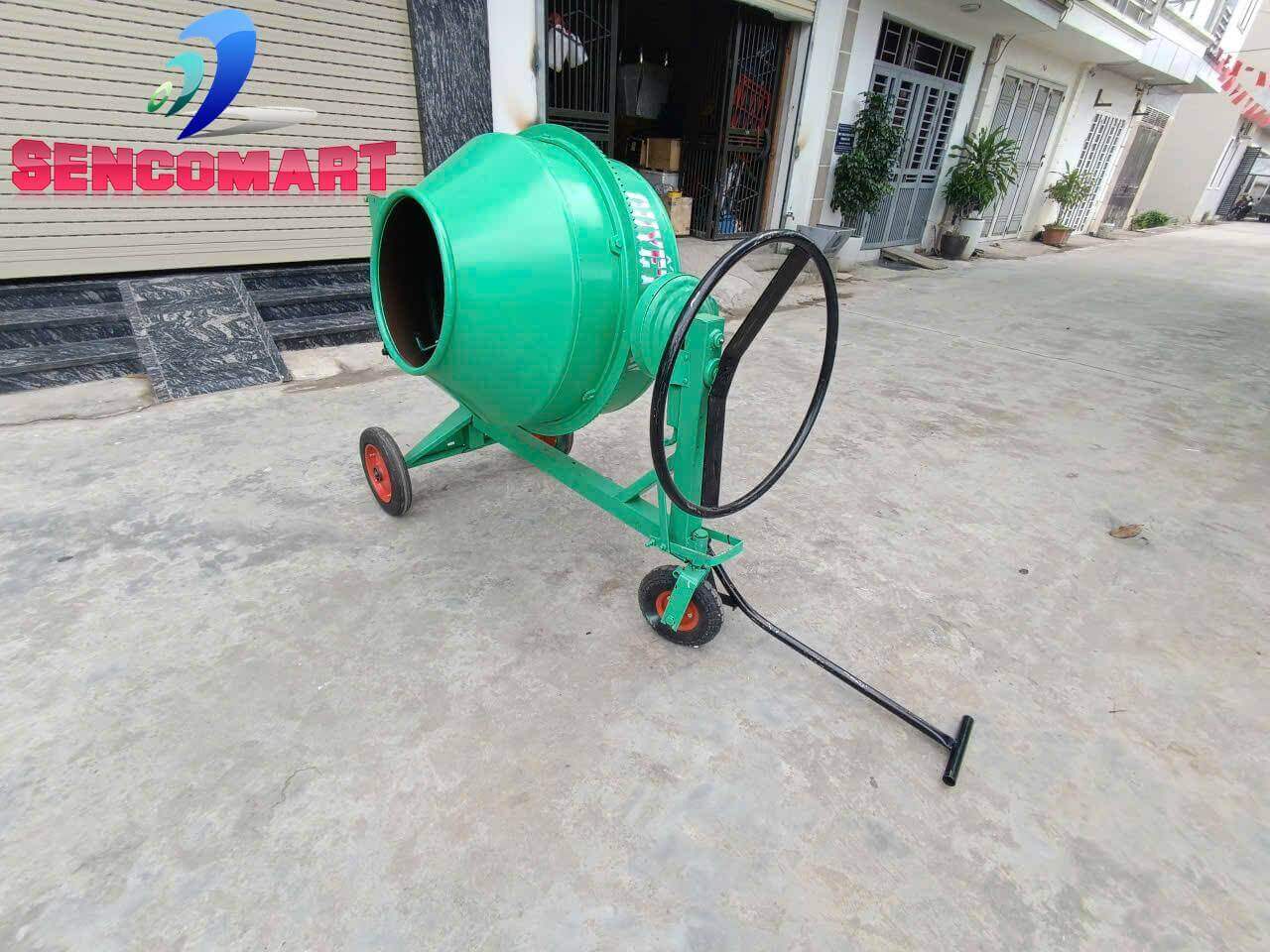 Máy Trộn Bê Tông Quả Lê 200L Động Cơ 2,2kW Tốc Chậm