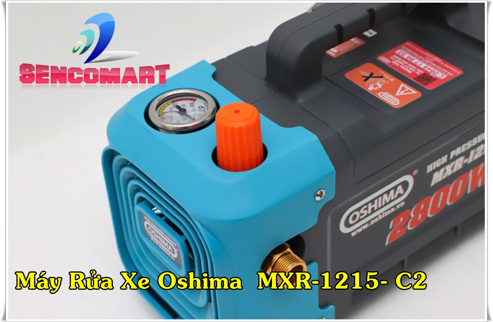 Máy Rửa Xe 2800W Oshima MRX 1215-C2 Có Chỉnh Áp