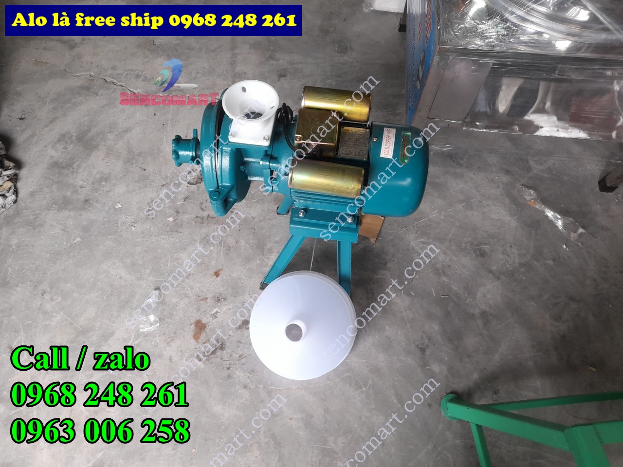 Máy nghiền vỡ ngô gạo đậu đỗ, lúa mì 2,2 kw