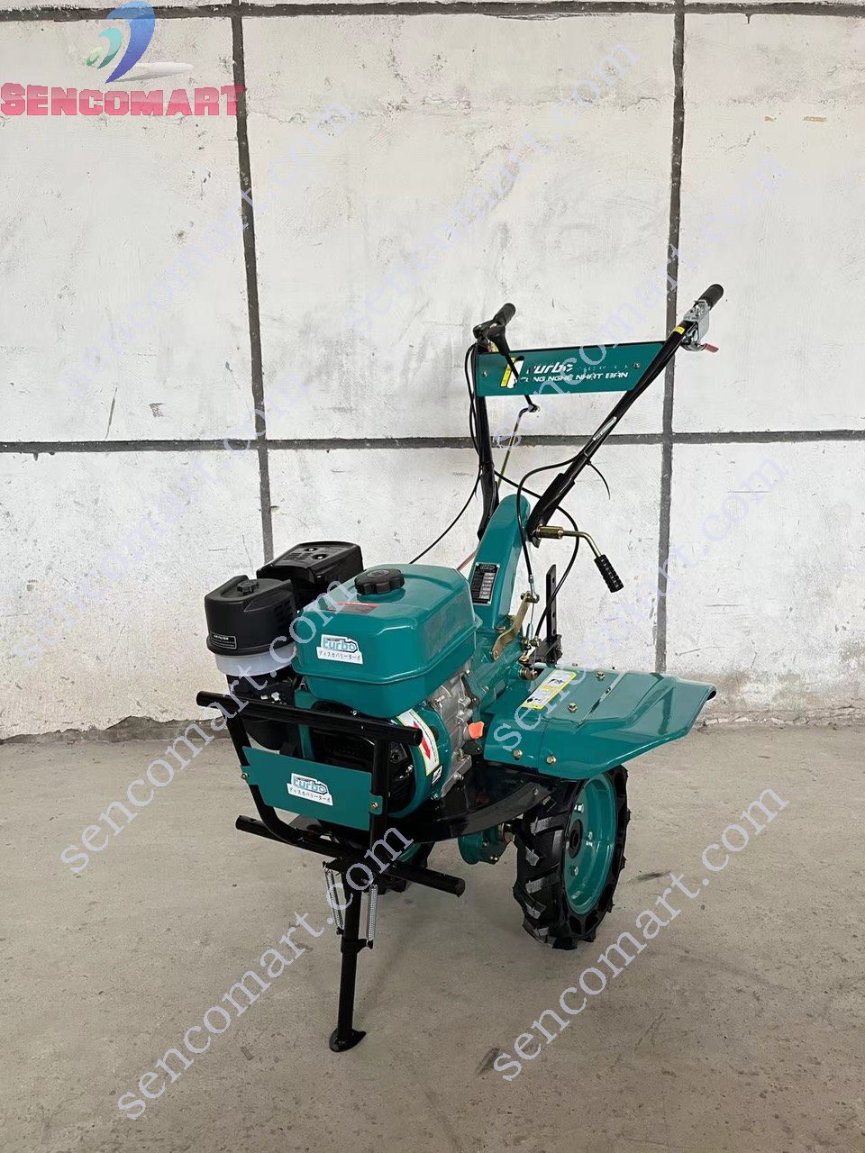 Máy Cày Đất, Làm Đất Chạy Xăng Đấu Đầu Tiết Kiệm Nhiên Liệu Turbo 170F