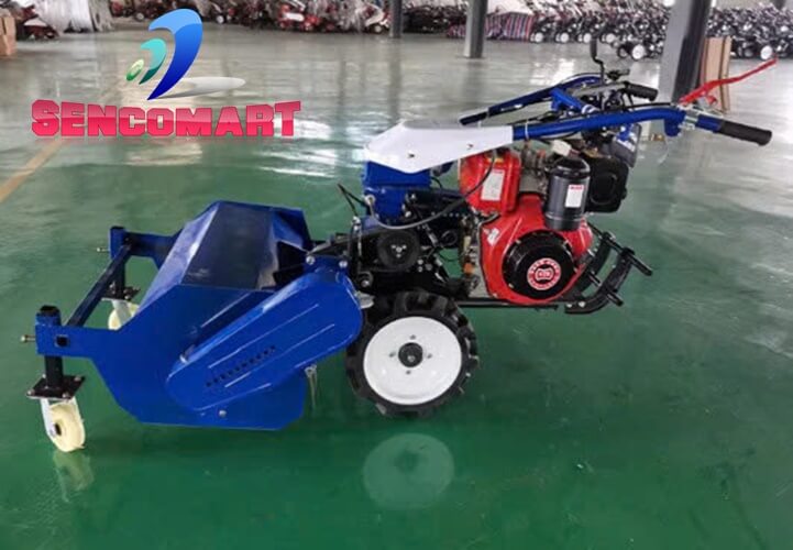 Máy băm cỏ trục băm động cơ dầu 10HP YAMAHA 186