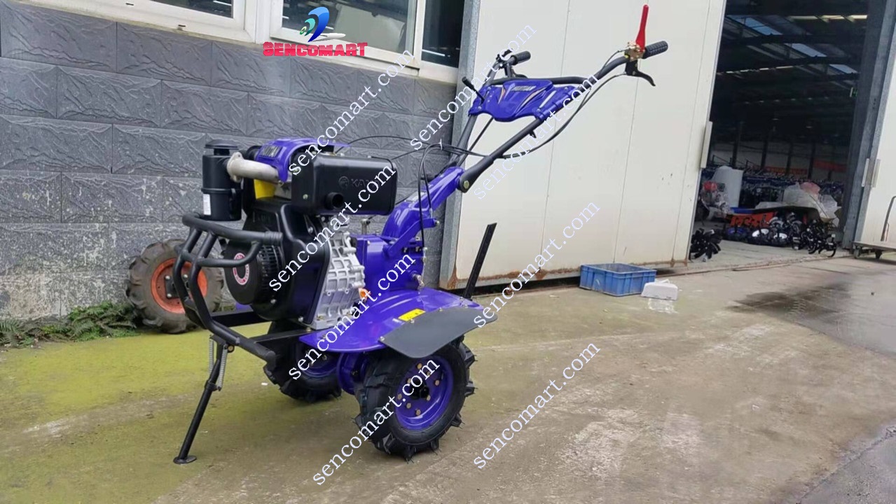 Máy Xới Đất Kama 173F Chạy Dầu Có Chuyển Hướng
