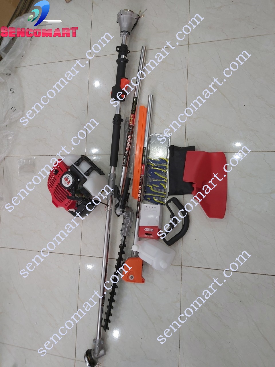 Máy cắt cành trên cao động cơ 2 thì Mitsubishi TB43, máy tỉa nhánh cây trên cao xăng pha nhớt 2 kỳ