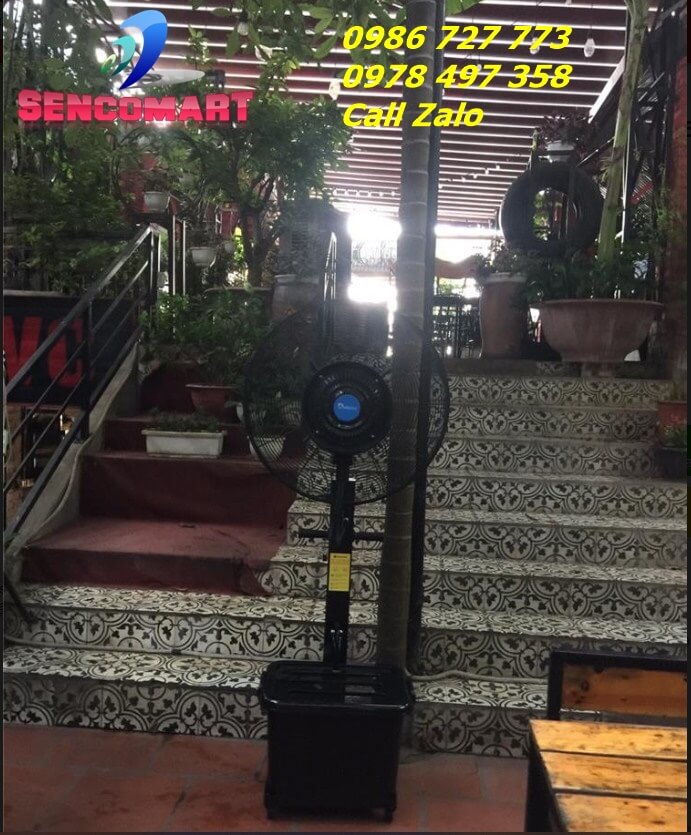 Quạt phun sương 3 tốc độ cho nhà hàng sencomart 650