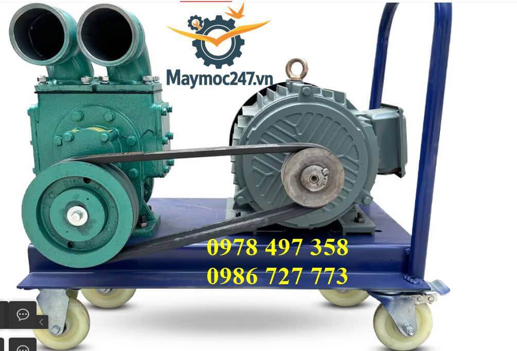 Máy Hút Bùn Họng Lớn – Đẩy Ngang Xa – Hút Được Bùn Có Rác Cành Nhỏ