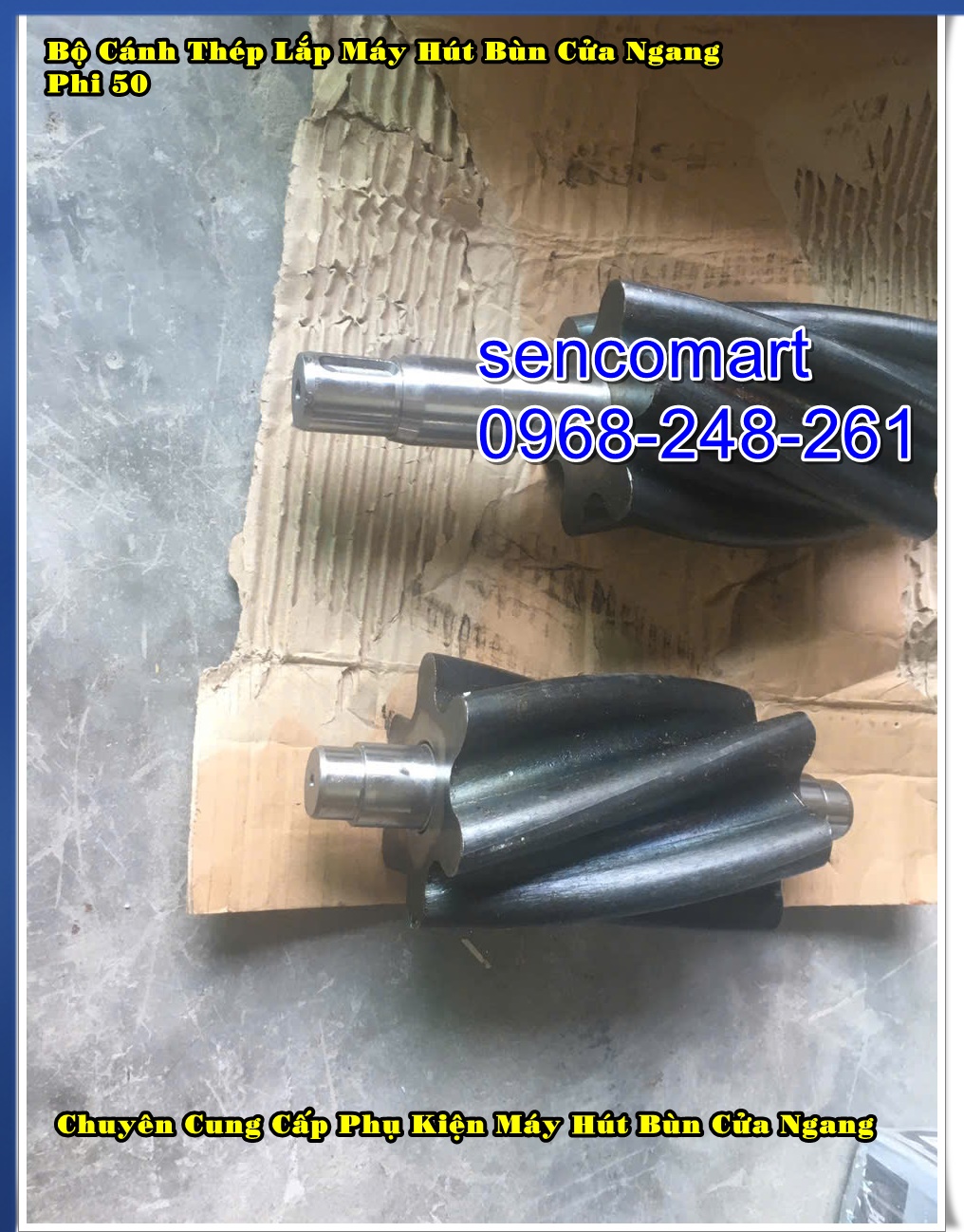 Bán lẻ bộ cánh thép lắp cho đầu bơm bùn chân không giá rẻ phi 50