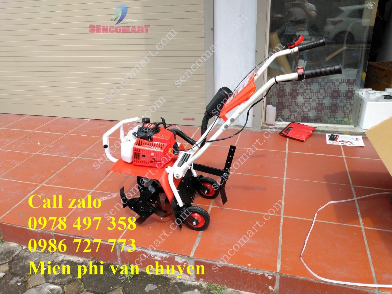Máy xới đất mini động cơ xăng 2 thì YM680