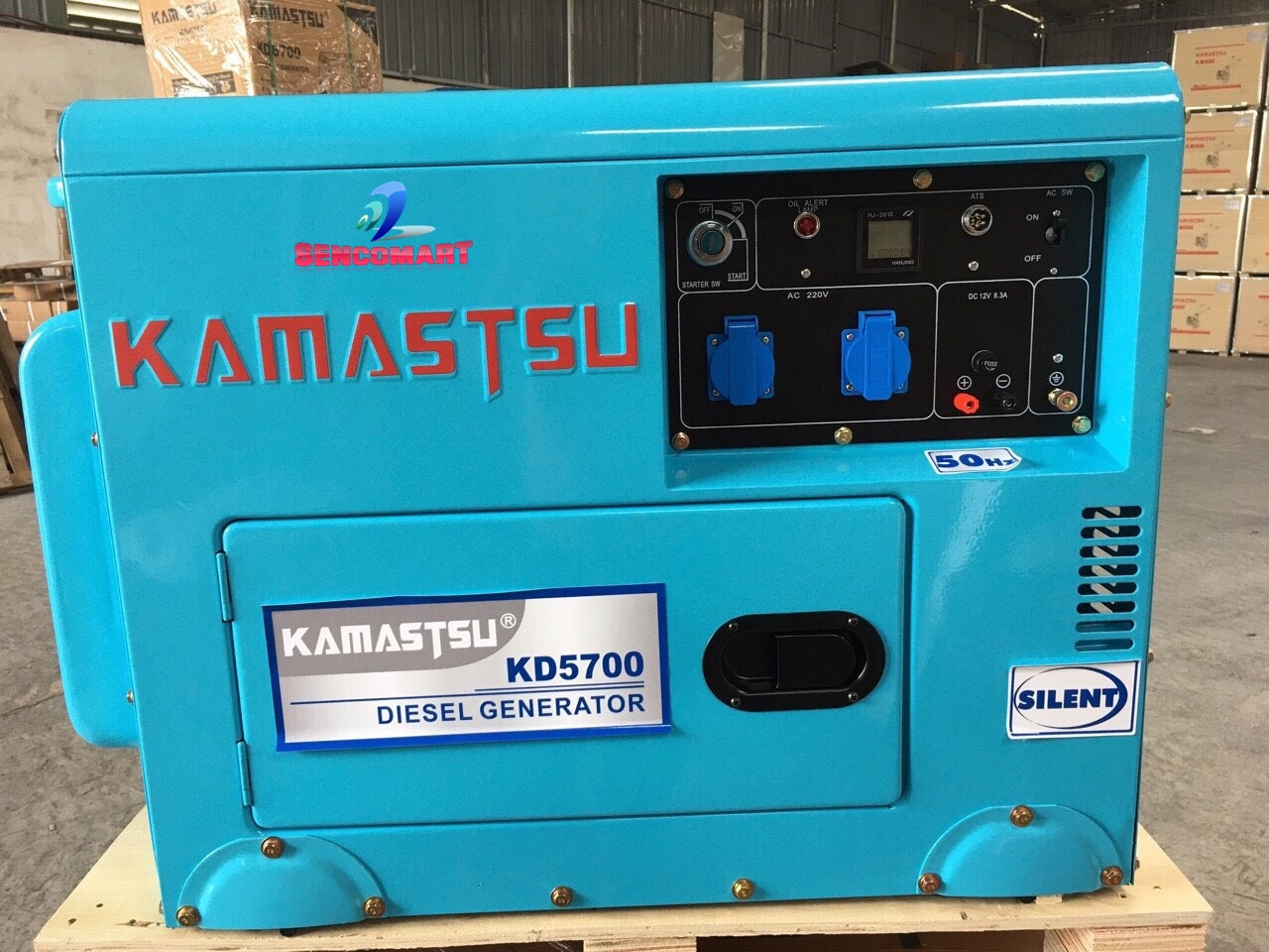 Máy Phát Điện Chạy Dầu 3Kw Kamastsu KD5700