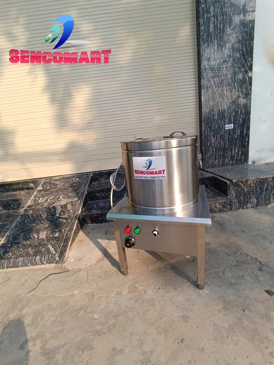 Nồi Nấu Phở Inox 304 Đế Vuông: Siêu Bền, Chống Gỉ Sét 100%