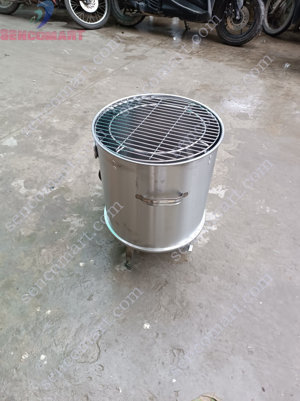 Lu nướng gà, lu quay vịt phi 40 Sencomart