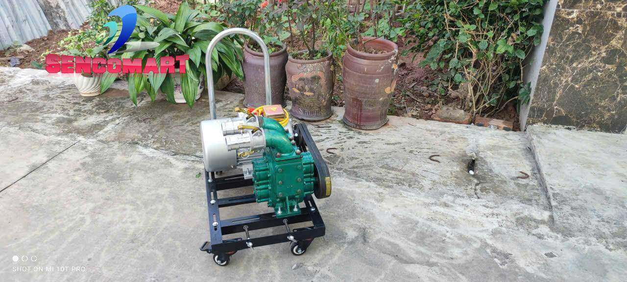 Máy hút bùn siêu khỏe 3.5kW 1 pha - Cửa ngang chống tắc tuyệt đối