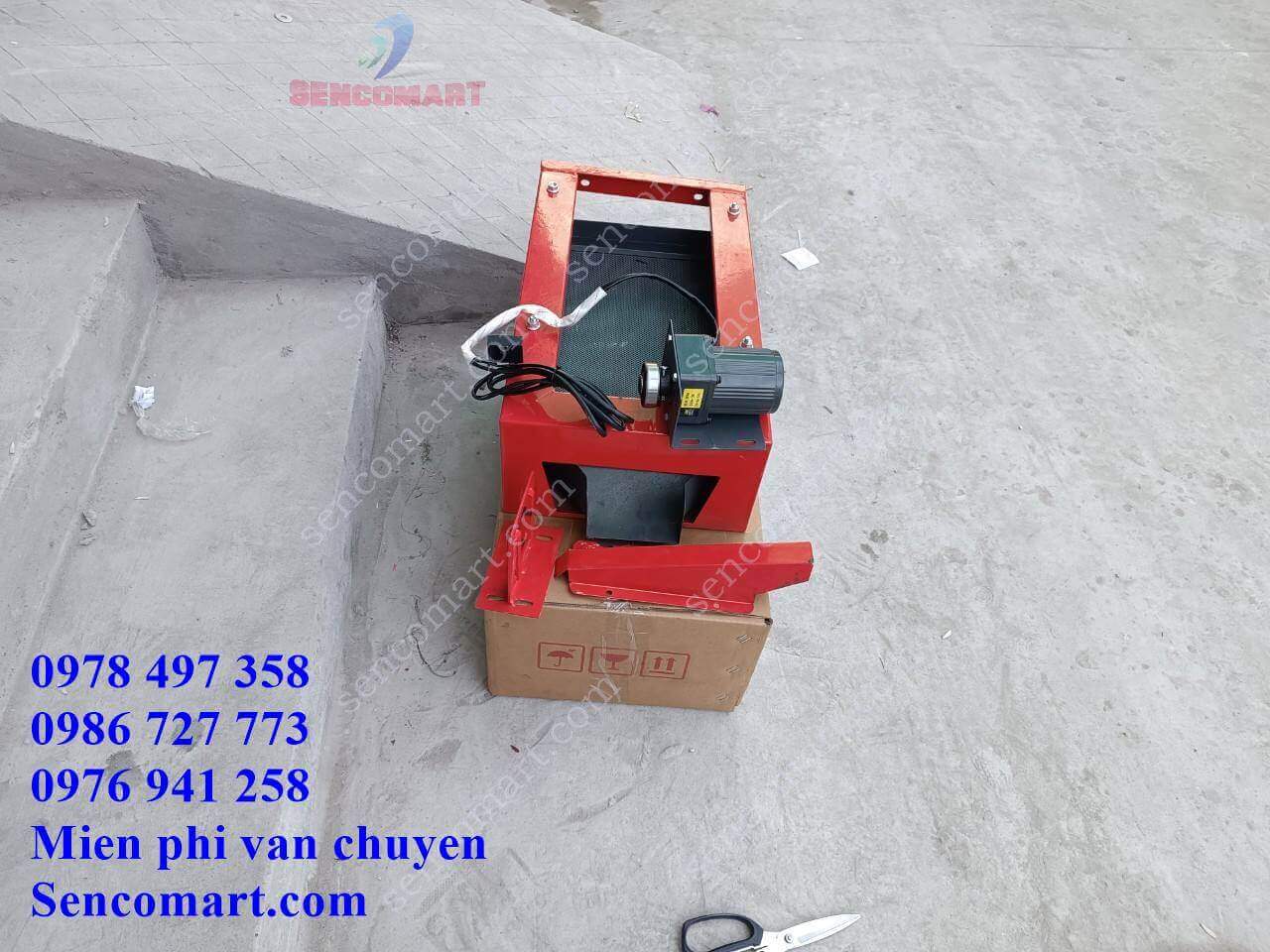 Sàng rung lọc sạn có động cơ riêng, lắp được cho mọi loại máy xát gạo