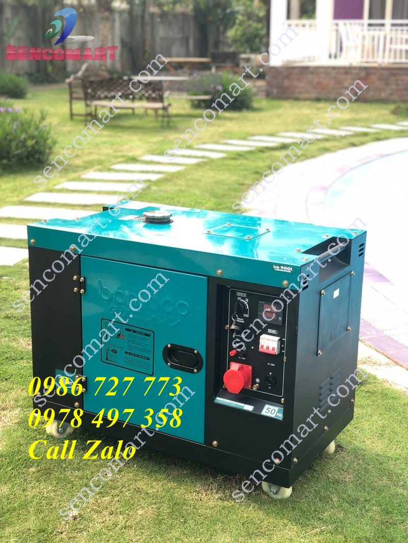 Máy phát điện 3 pha Bamboo Bmb 9800ET có tủ ATS