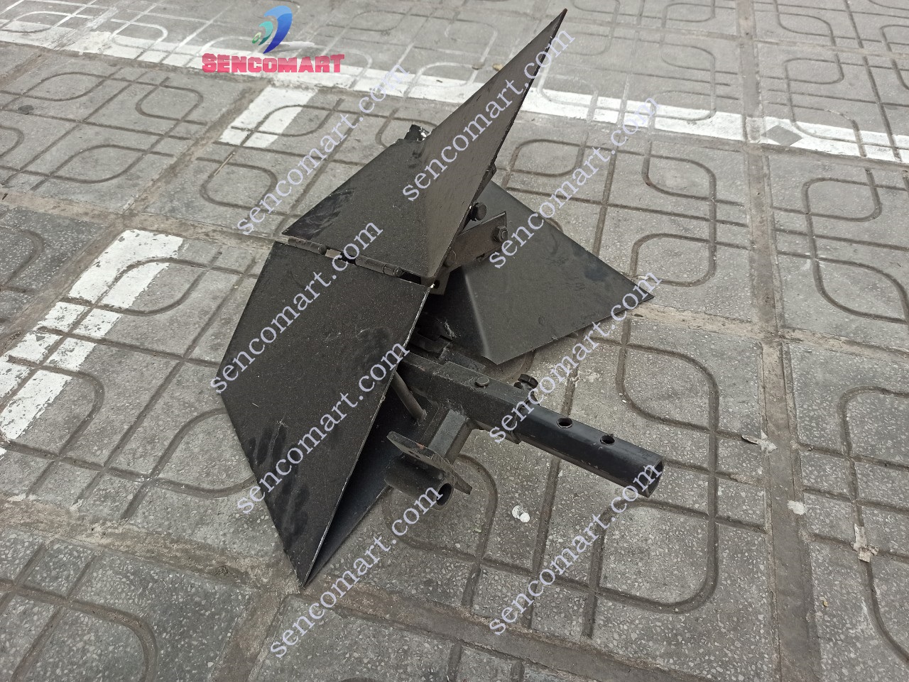 Bộ lên luống gắn máy xới đất, máy cày