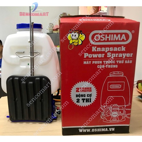 BÌNH XỊT PHUN THUỐC TRỪ SÂU OSHIMA 767X ĐỘNG CƠ 2 THÌ CHẠY XĂNG