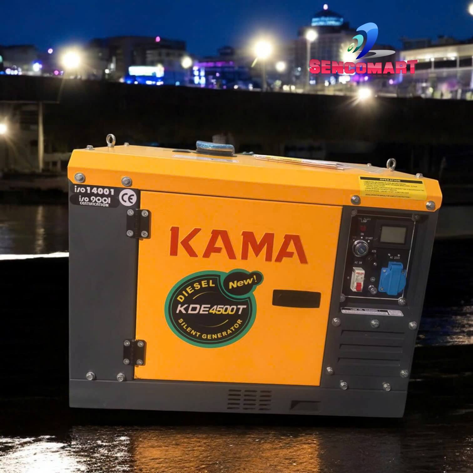 Máy phát điện chạy dầu 3kw Kama 4500T