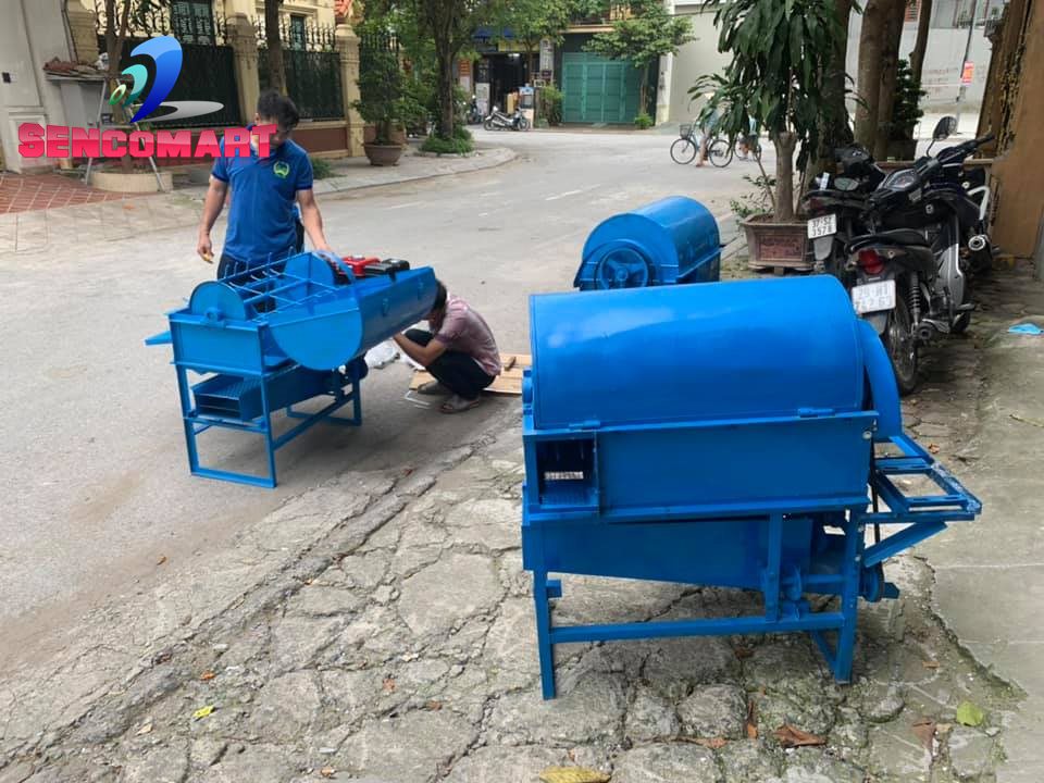 Máy Tuốt Lúa Mini Chạy Dầu YAMAHA 6.5HP