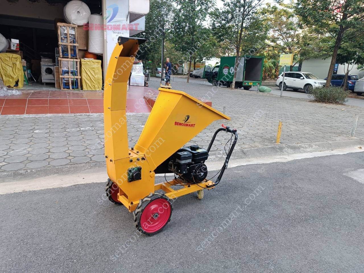 Máy Băm Cành Cây Chạy Xăng 4 Thì Yamaha 7HP