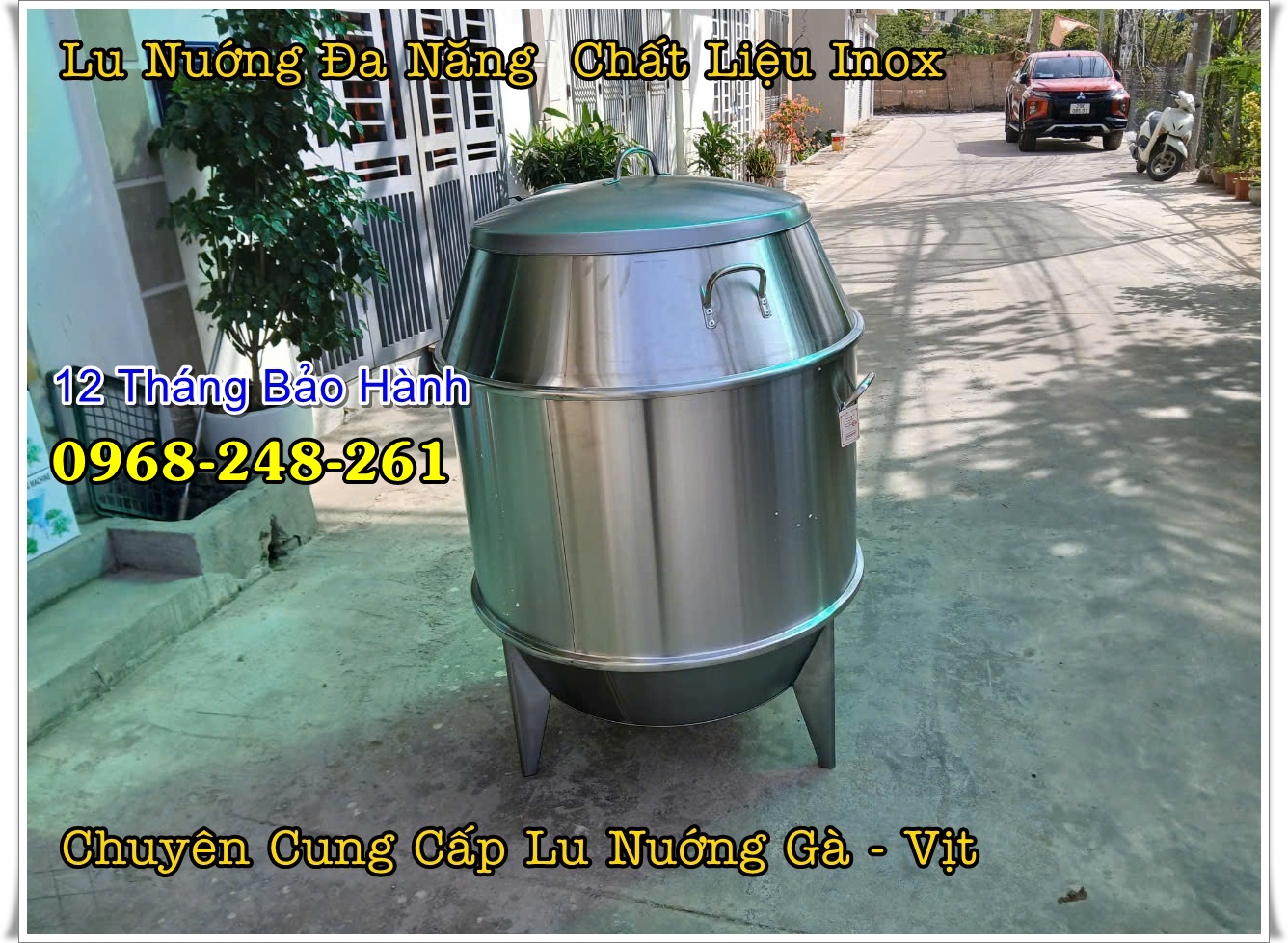 Lu Nướng vịt thơm ngon 100% inox phi 90 loại dày 3 lớp