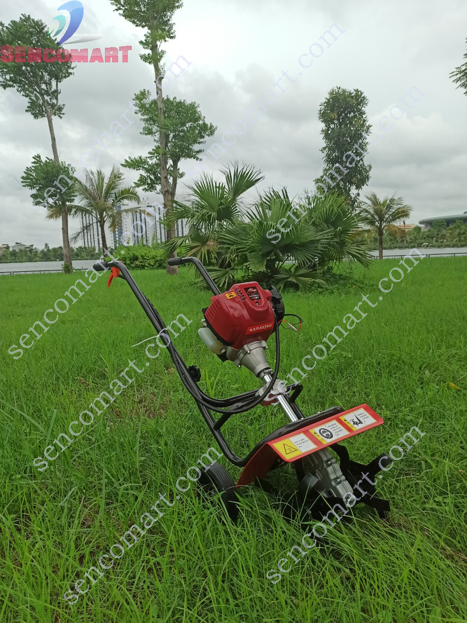 Máy xới đất cầm tay mini Sencomart