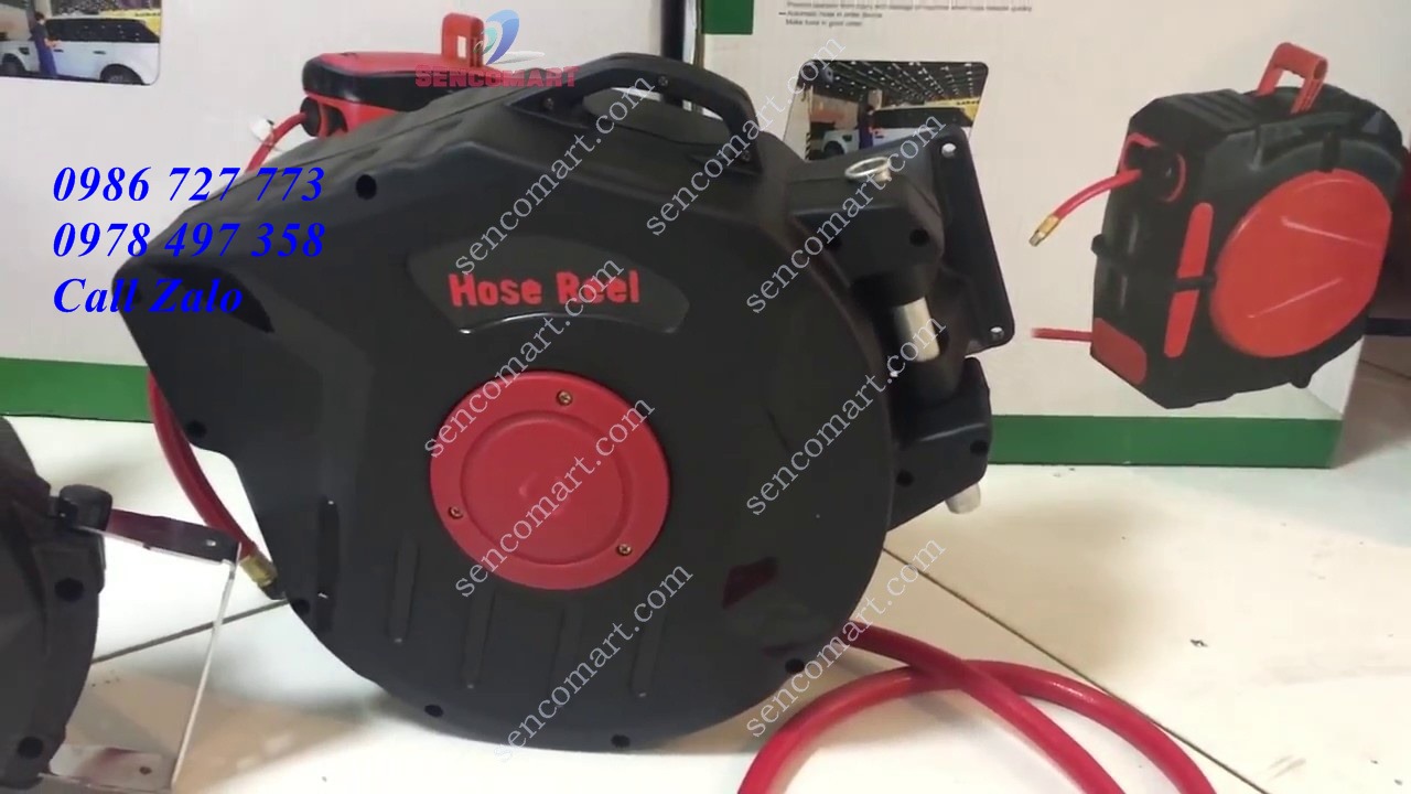 Cuộn dây hơi tự rút Hose Reel 10m Nhập Khẩu