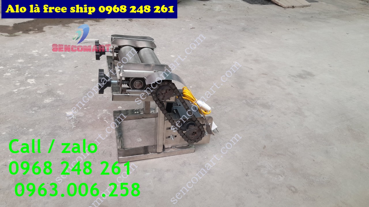 Máy Cán Khô Mực Chạy Điện 220V dòng phổ thông