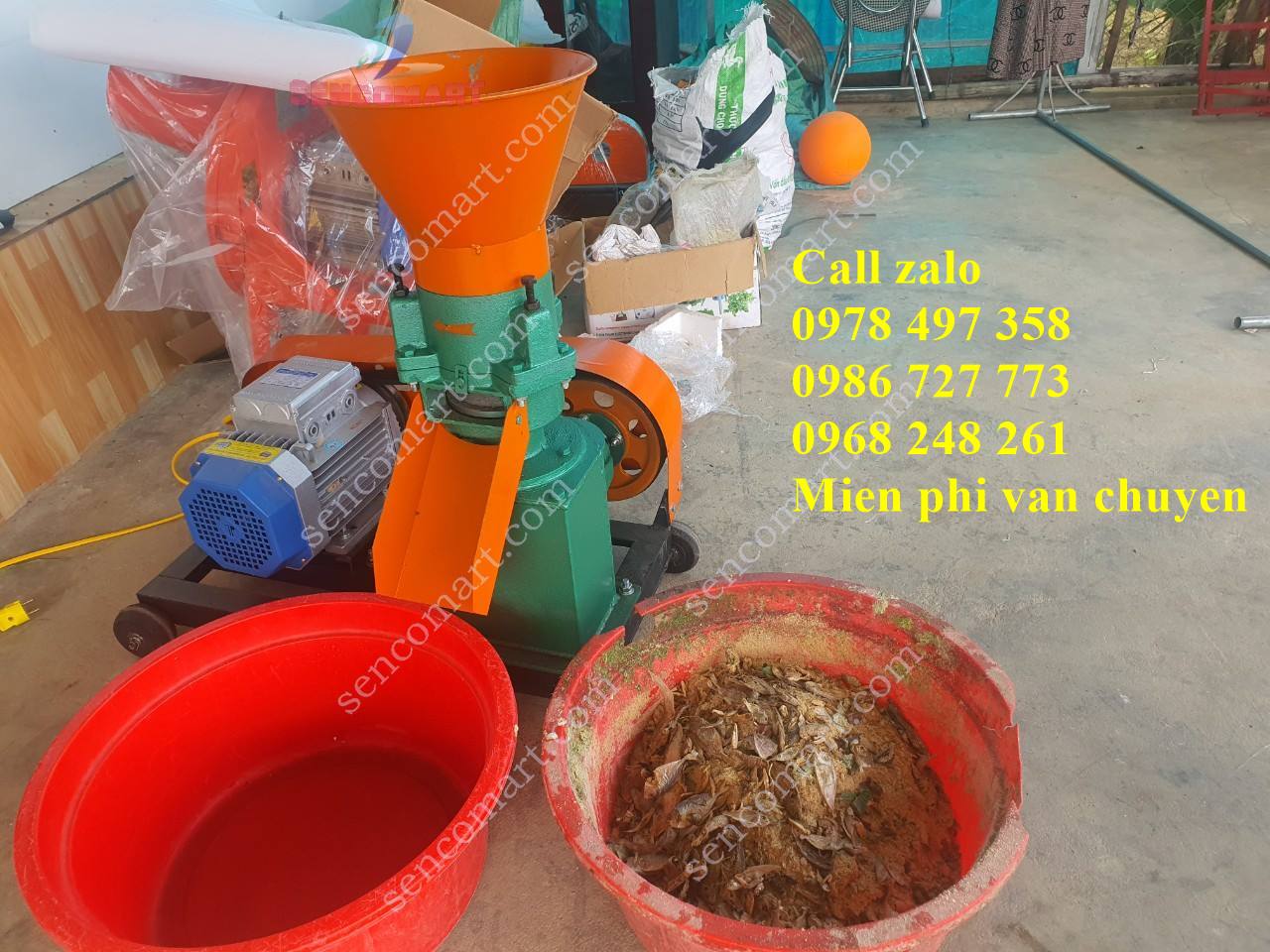 Máy ép cám viên dây curoa Kyoto DCR-3L