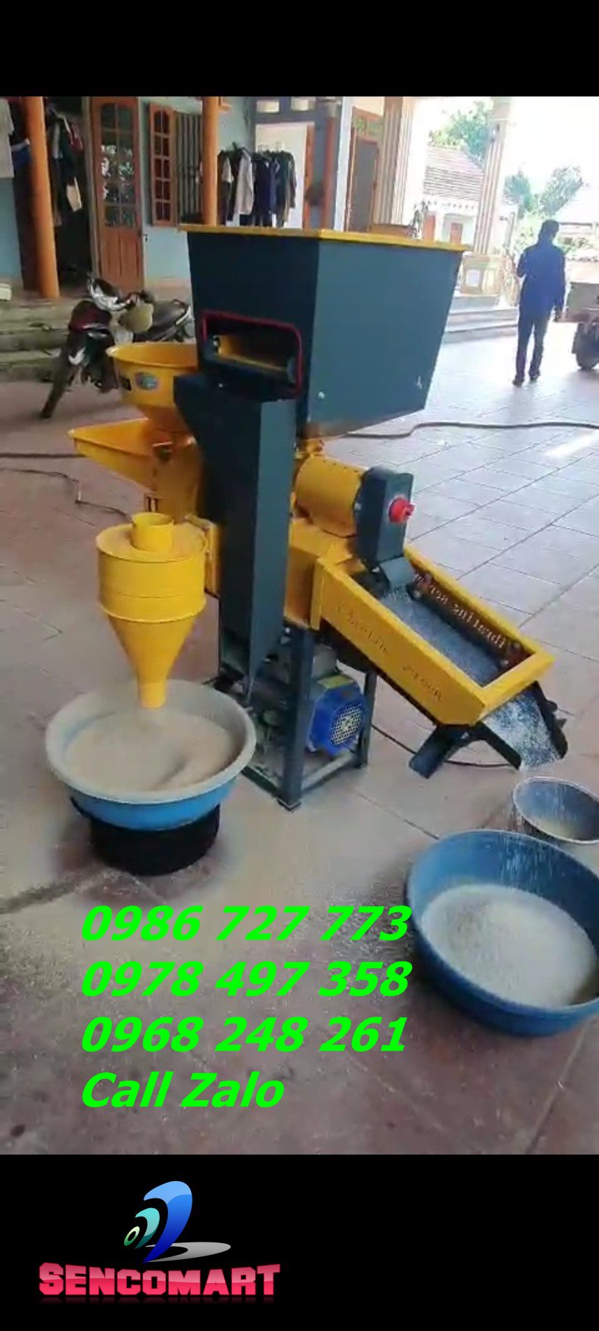 MÁY XÁT GẠO SENCOMART 686