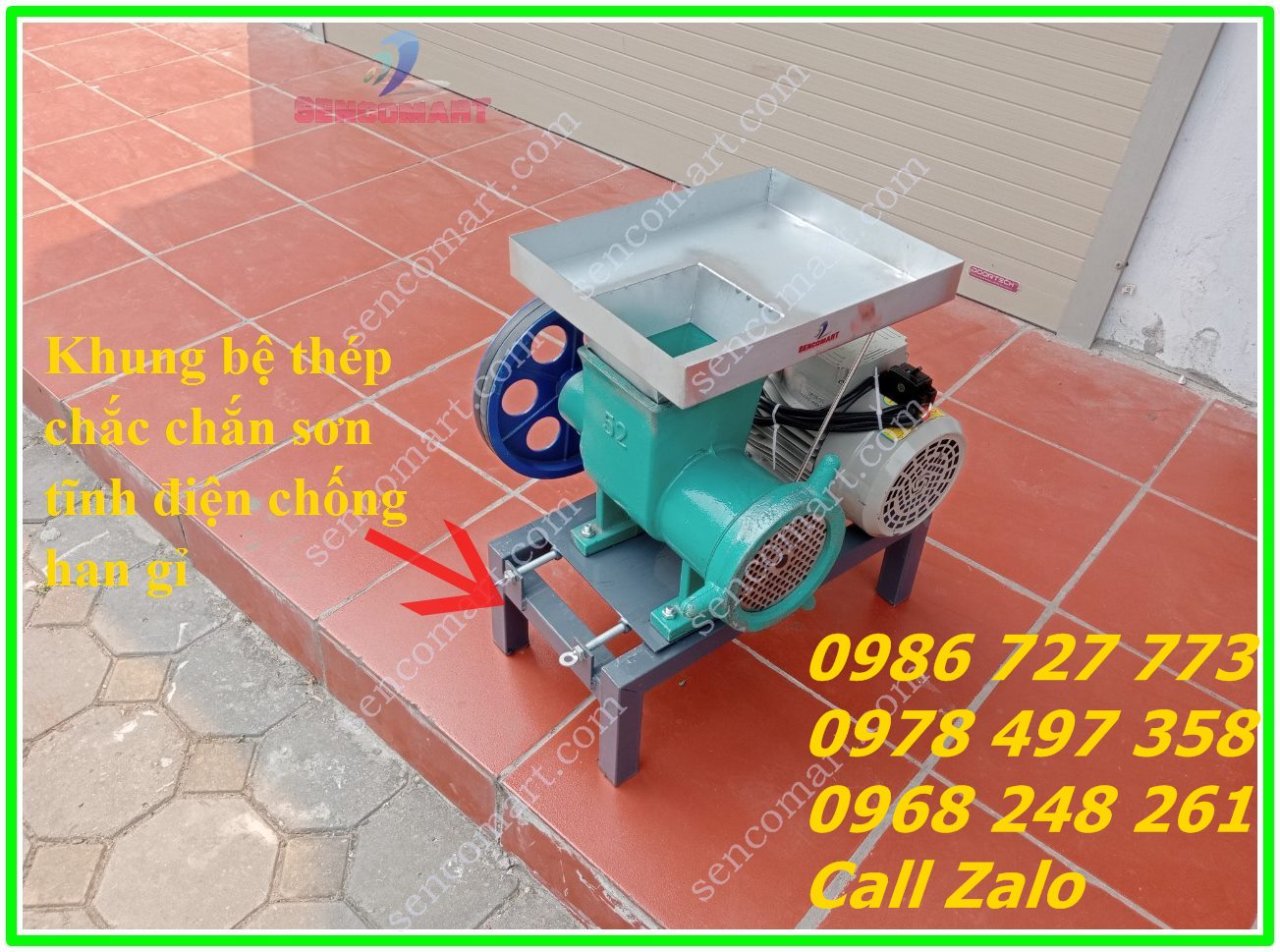 Cối gang đùn thịt, đùn xương SENCO52