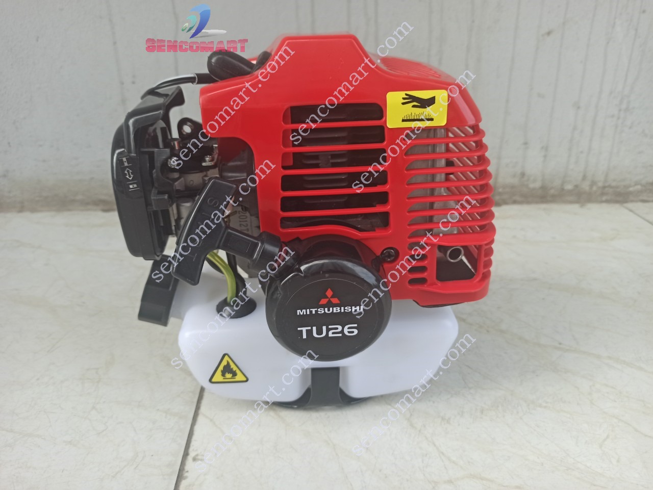 Động cơ 2 thì Mitsubishi TU26 lắp máy cắt cỏ, máy phun thuốc