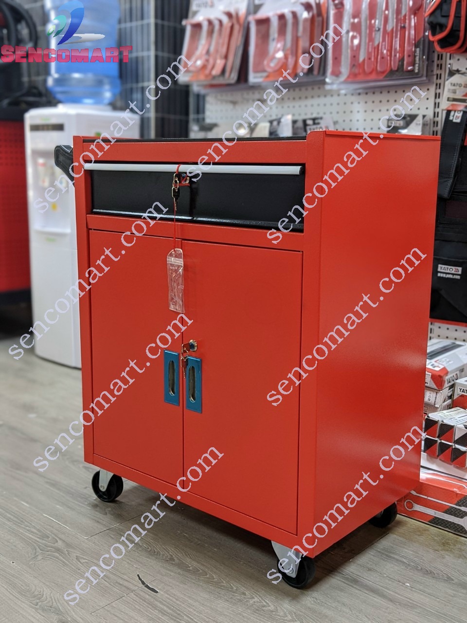 Tủ đựng đồ nghề 3 ngăn Kocu KC-306-Tủ đựng dụng cụ 2 cánh 3 ngăn