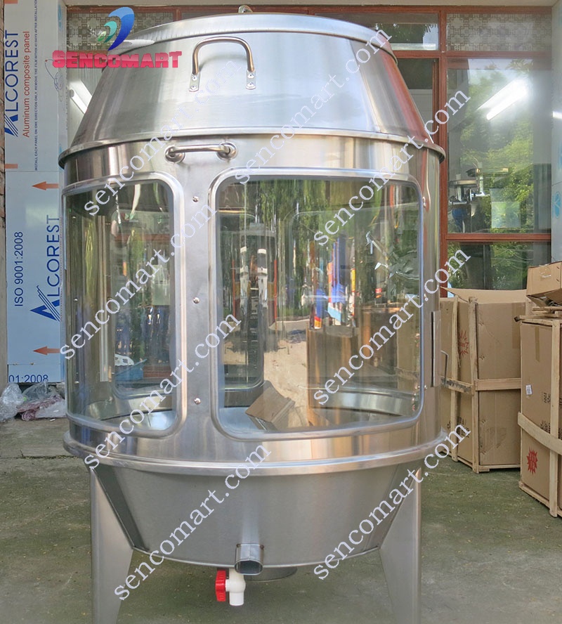 LÒ QUAY GÀ VỊT CÓ KÍNH PHI 90-TK090