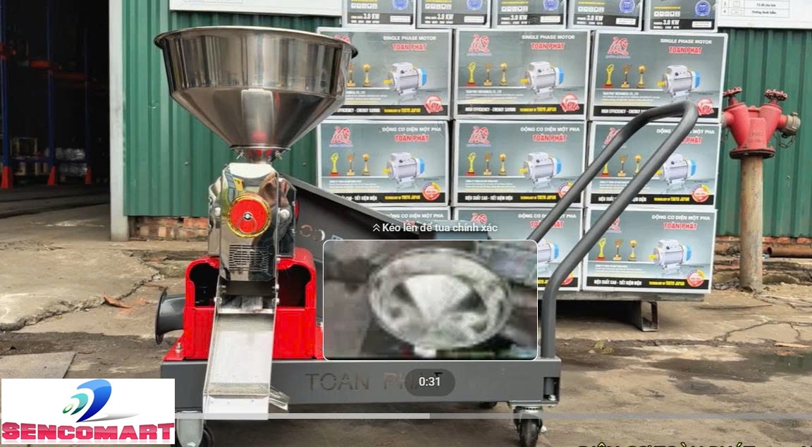Máy xát gạo siêu nhỏ gọn TF-15CT PRO mới 2026