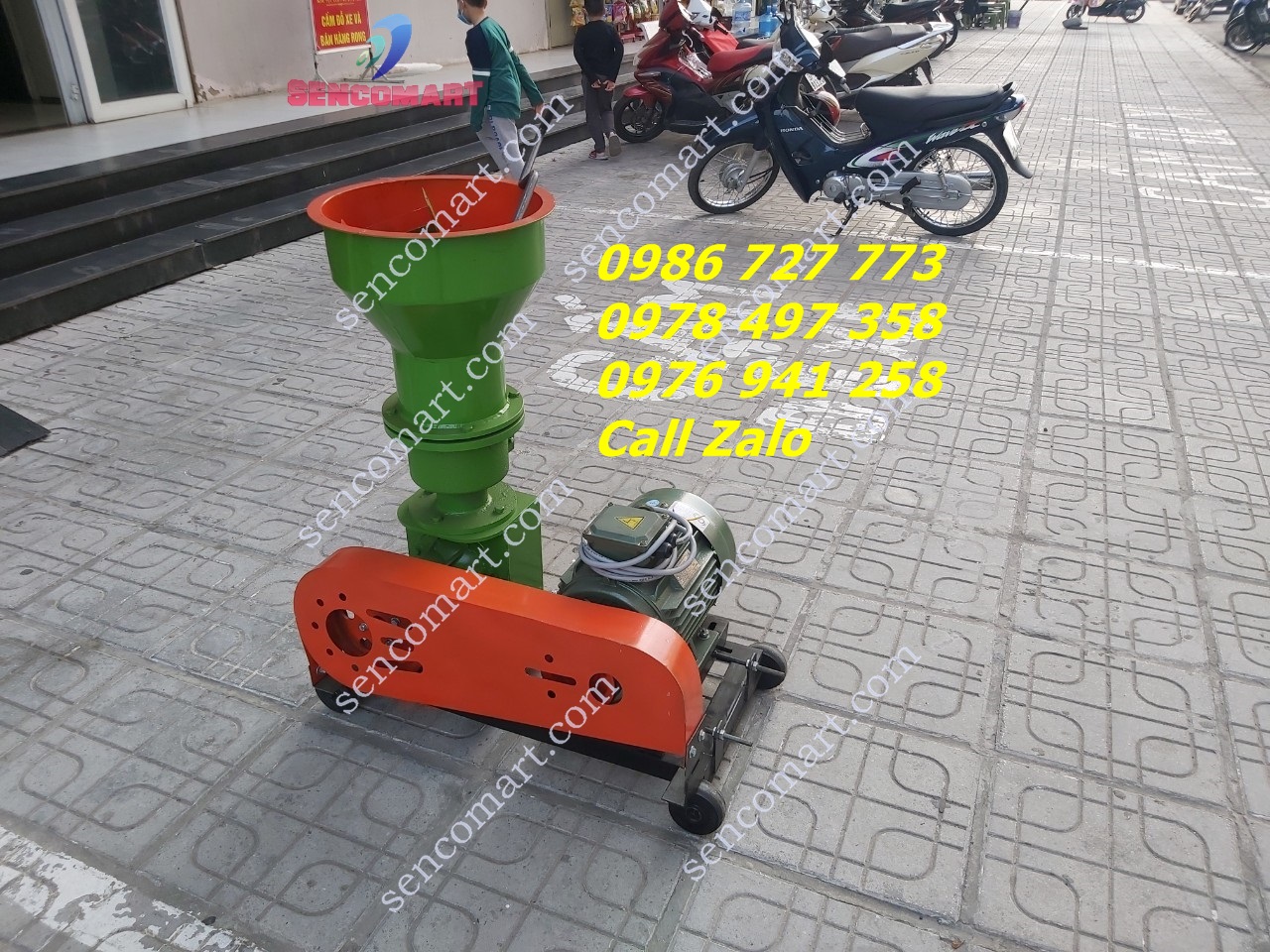 Máy ép cám viên SC200 PLUS, Máy làm cám viên S200